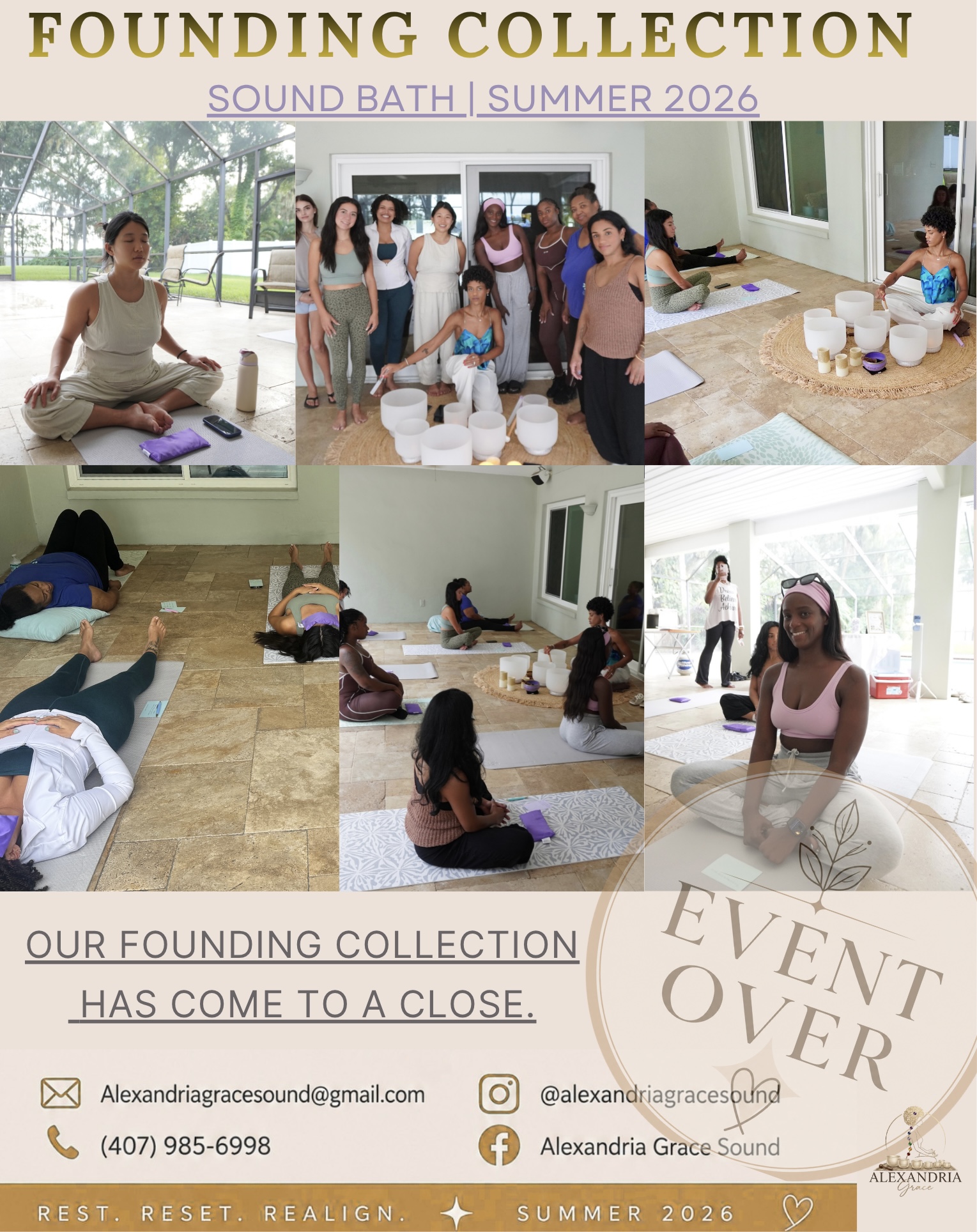 Founding Collection Sound Bath Summer 2026